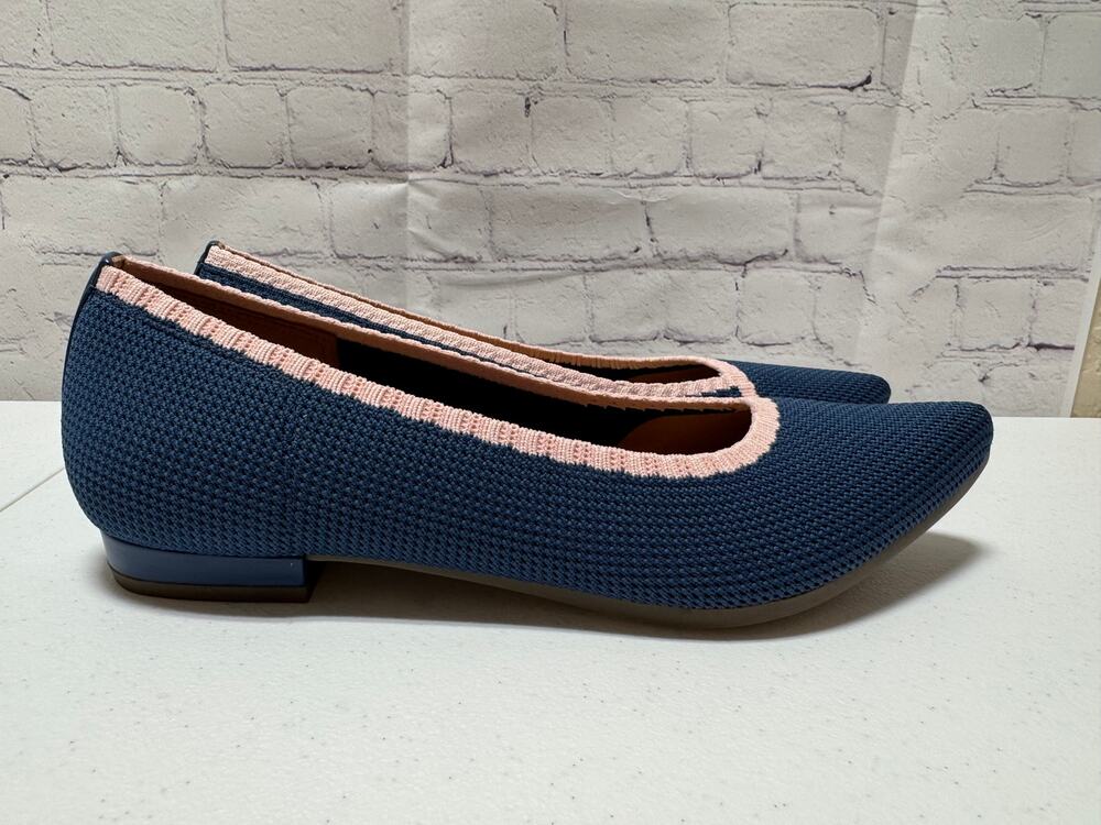 Vionic Dahlia Knit Pointed Toe Ballet Flats Women's Size 7